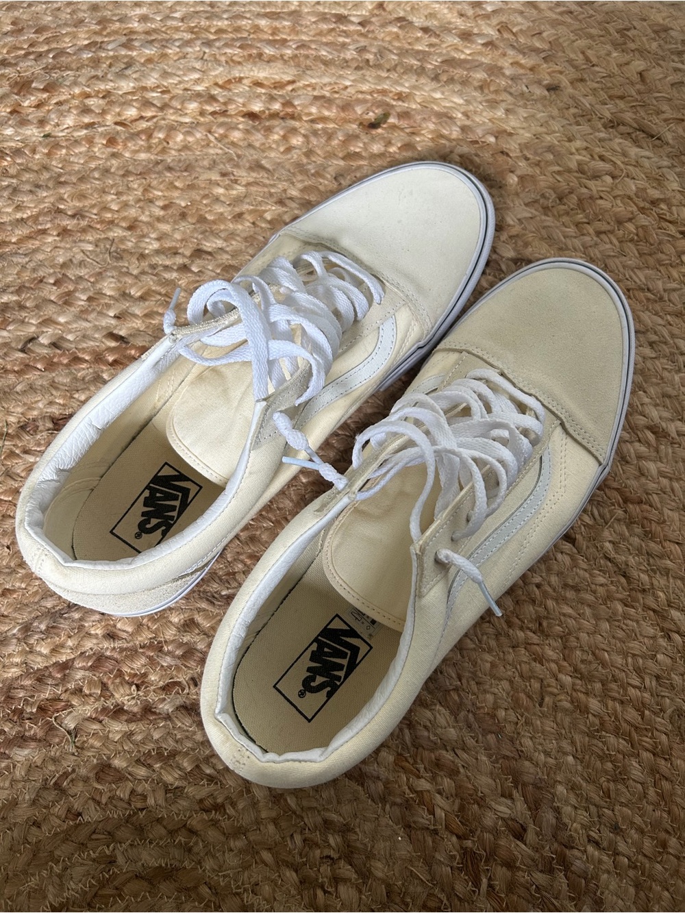 Vans Pale Yellow Low-Top Sneakers